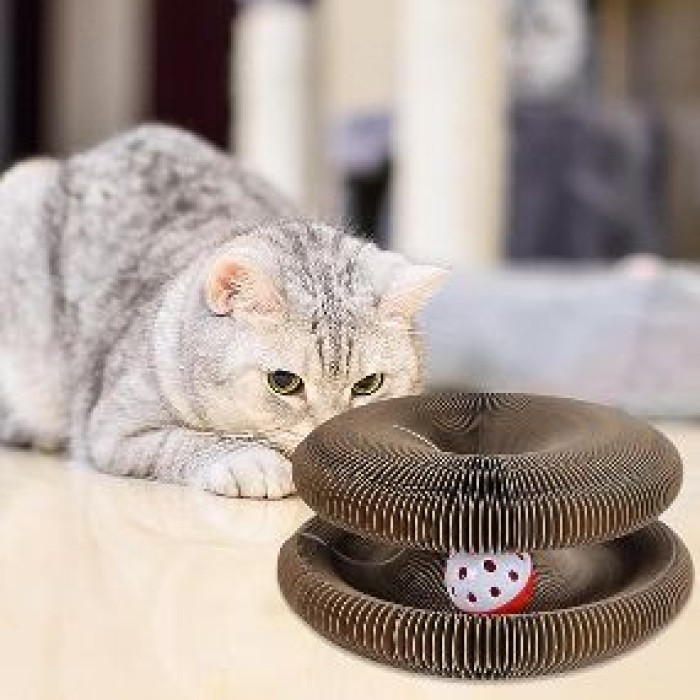 Ενασχόλησης Μαγικό Round Cat Scratcher για γάτες