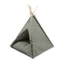 Μοντέρνα Σκηνή Στυλ Teepee Pet Λαδί Με Σχέδια