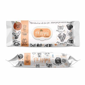 Perfect Care Pet Wipes Almond Milk Μικρό