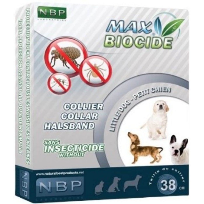 Αντιπαρασιτικά Max Biocide Αντιπαρασιτικό Περιλαίμιο Σκύλου 38cm για σκύλους