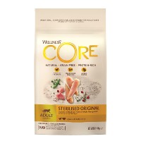 Ξηρά Τροφή Wellness Core Sterilized Κοτόπουλο & Γαλοπούλα 4kg για γάτες