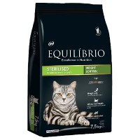 Ξηρά Τροφή EQUILIBRIO CAT STERILISED 7,5kg για γάτες