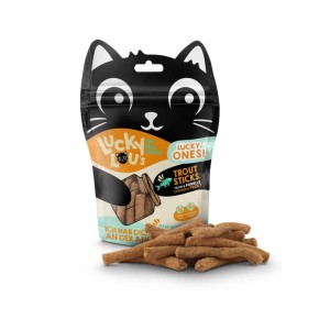 Lucky Lou Lucky Ones Sticks Κοτόπουλο & Πέστροφα Grain Free – Gluten Free – GMO Free – Sugar Free