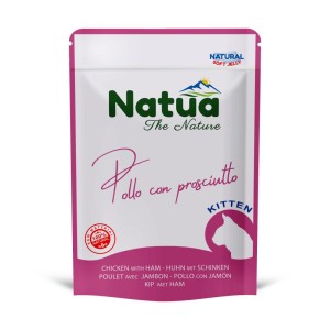 Natua Pouch Cat Kitten Chicken-Ham 70gr