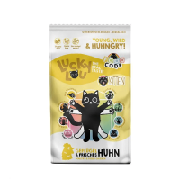 Ξηρά Τροφή Lucky Lou Food Code Kitten Πουλερικά & Φρέσκο Κοτόπουλο 340gr για γάτες