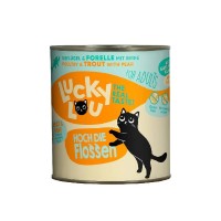 Υγρή Τροφή Lucky Lou LifeStage Adult Πουλερικά & Πέστροφα (με Αχλάδι) για γάτες Υγρή Τροφή Lucky Lou LifeStage Adult Πουλερικά & Πέστροφα (με Αχλάδι) για γάτες