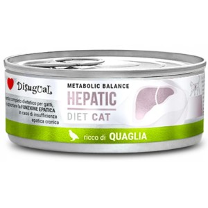 Κλινική Κονσέρβα Γάτας Disugual Diet Cat-Hepatic Quail Με Ορτύκι 85gr
