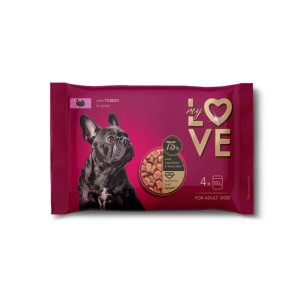My Love Adult Γαλοπούλα Σε Σάλτσα Multipack 4x100gr