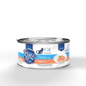 Υγρή Τροφή Γάτας Egeo Cat Adult Τόνος με Σολομό σε Ζελέ Υγρή Τροφή Γάτας Egeo Cat Adult Τόνος με Σολομό σε Ζελέ