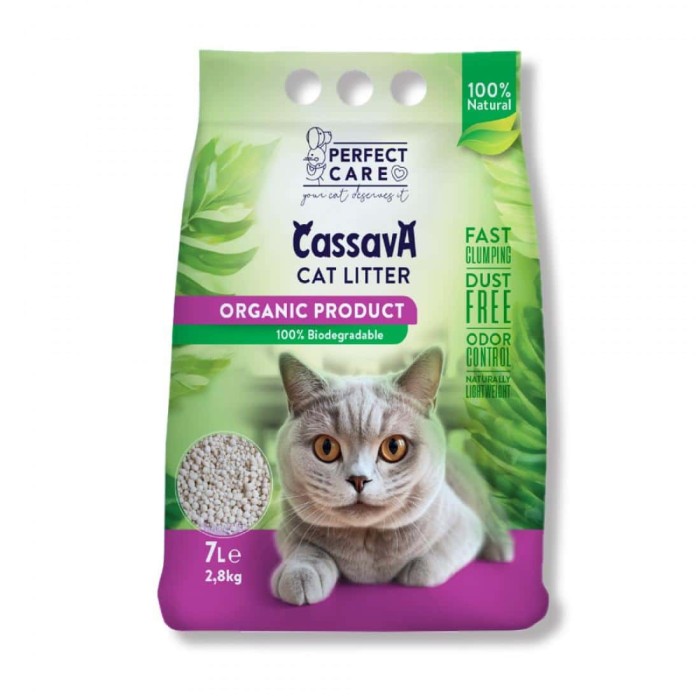 Άμμοι Γάτας - Pellet - Tofu Perfect Care Cat Litter Cassava για γάτες