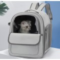 Τσάντα Backpack Με Παράθυρο Κατοικιδίου Γκρι