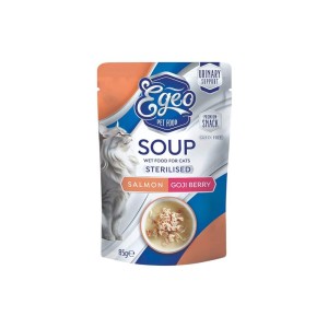 Egeo Cat Soup Sterilized Salmon & Goji Berry