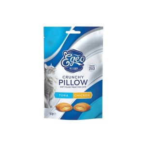 Egeo Cat Crunchy Pillows Tuna & Roasted Chicken  60gr