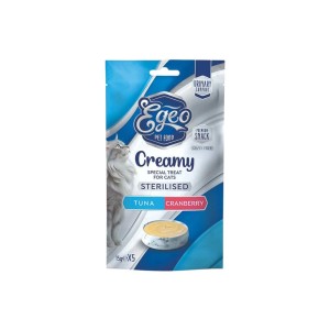 Egeo Cat Creamy Sterilized Chicken Tuna & Cranberry