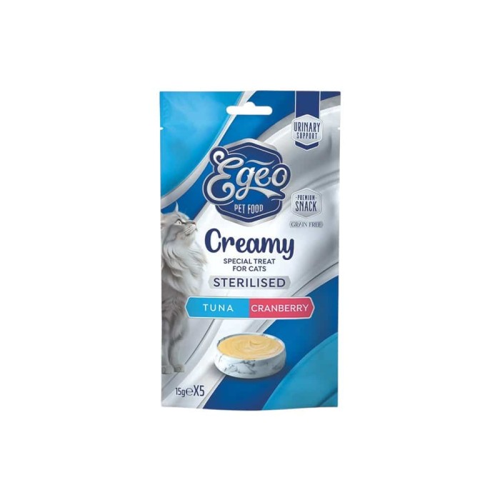 Snacks Egeo Cat Creamy Sterilized Chicken Tuna & Cranberry για γάτες