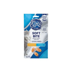 Egeo Cat Soft Bites Sterilized Chicken & Tuna