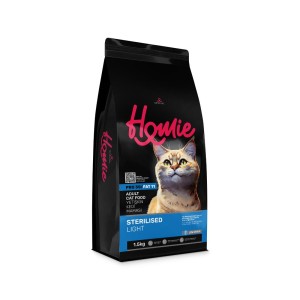 Homie Super Premium Cat Adult Sterilised Chicken Low Grain 1.5kg