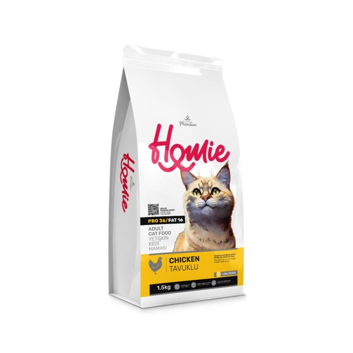 Ξηρά Τροφή Homie Super Premium Cat Adult Chicken Low Grain 1.5kg για γάτες Ξηρά Τροφή Homie Super Premium Cat Adult Chicken Low Grain 1.5kg για γάτες