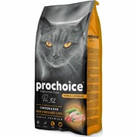 Ξηρά Τροφή Prochoice Pro32 Chicken Sterilised 2kg για γάτες Ξηρά Τροφή Prochoice Pro32 Chicken Sterilised 2kg για γάτες