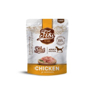 Fisi Fillet Adult Dog Κοτόπουλο Σε Ζελέ Pouch