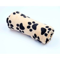 Κουβέρτες Soft Fleece Pet Κουβερτάκι Μπέζ για γάτες