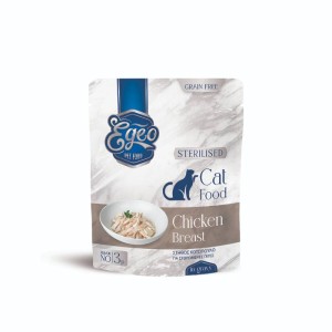 Egeo Cat Sterilized Στήθος Κοτόπουλου Σε Σάλτσα
