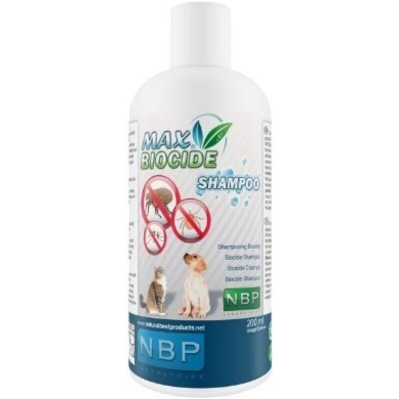 Max Biocide Αντιπαρασιτικό Σαμπουάν Σκύλου &Amp; Γάτας 200Ml