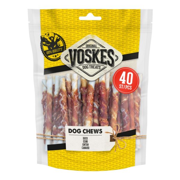 Voskes Rawhide with Duck Sticks 5″ (40 Τεμ)