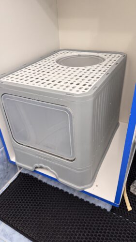 Click to view full screen Τουαλέτα Γάτας με Συρόμενο Δίσκο Απορριμμάτων photo review