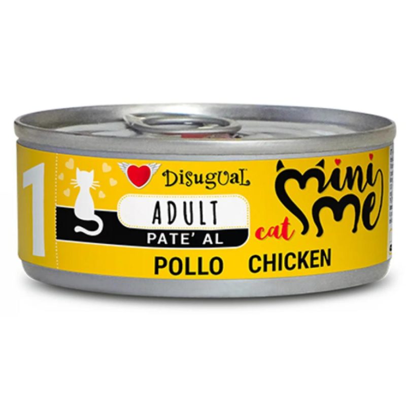 Υγρή Τροφή Disugual Mini Me Cat - Adult 1 Pate Με Κοτόπουλο 85gr