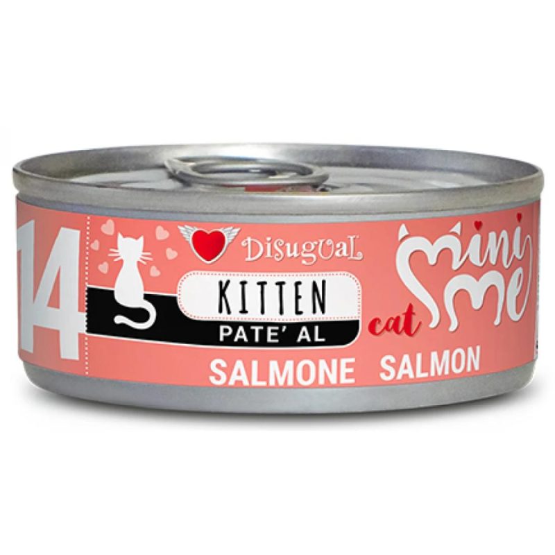 Υγρή Τροφή Disugual Mini Me Cat - Kitten 14 Pate Με Σολομό 85gr