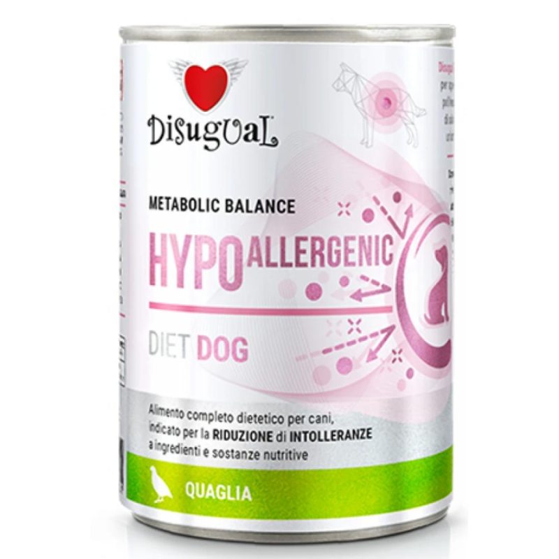 Κλινική Κονσέρβα Σκύλου Disugual Diet Dog-Hypo Allergenic Quail Με Ορτύκι