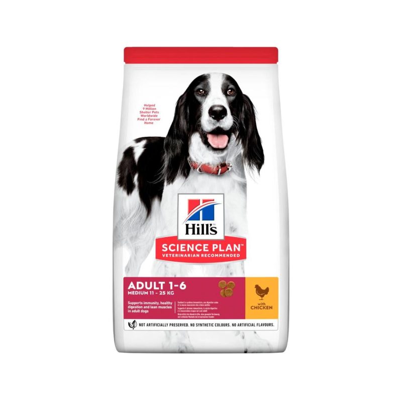 Hills Dog Adult Medium Chicken 2.5Kg