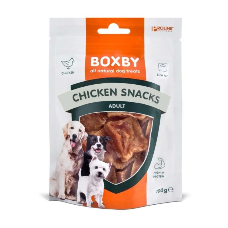 Λιχουδιές Boxby Adult Chicken Snacks Με Κοτόπουλο 100gr