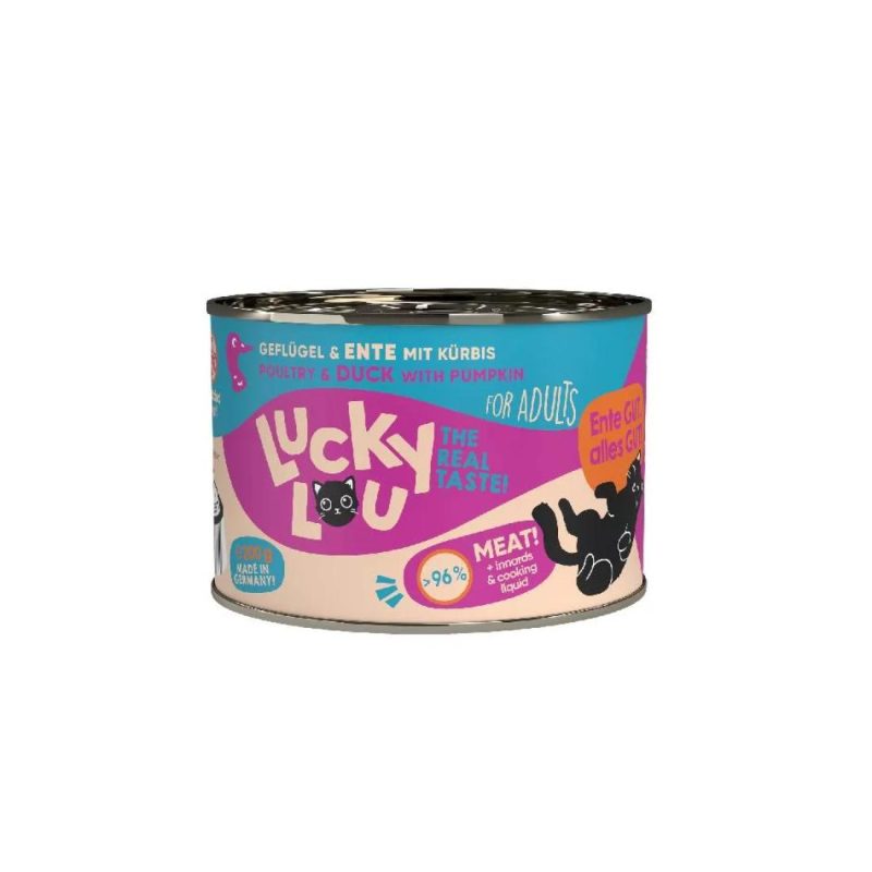 Lucky Lou LifeStage Adult Πουλερικά & Πάπια (με Κολοκύθα) 200gr