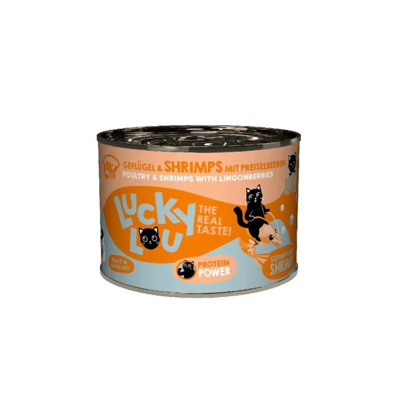 Lucky Lou LifeStage Adult Πουλερικά & Γαρίδες (με Cranberries) 200gr