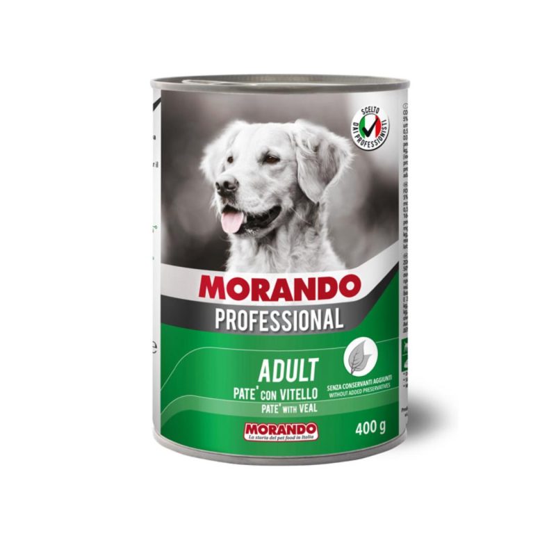 Morando Professional Dog Adult Μοσχάρι Πατέ Κονσέρβα 400gr