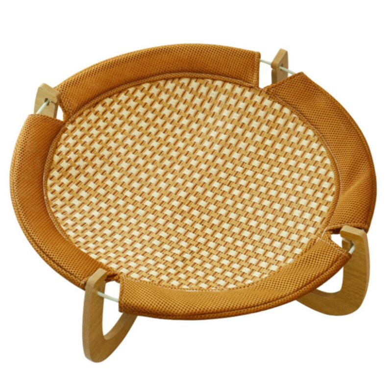 Υπερυψωμένο Μίνιμαλ Κρεβατάκι Από Rattan 1 Υπερυψωμένο Μίνιμαλ Κρεβατάκι Από Rattan