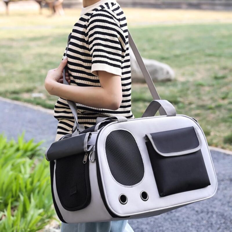 Τσάντα Μεταφοράς Ώμου Αεριζόμενη Κατοικιδίου